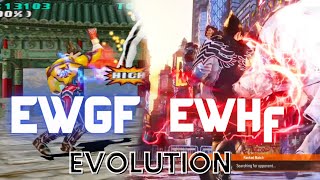 Tekken 3 to Tekken 8 Jins EWGF  EWHF combo [upl. by Stacy]