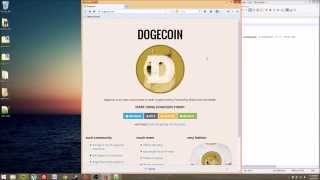 Dogecoin Mining Tutorial  Fast and Easy [upl. by Buine]