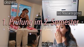 1KLAUSUR IM 2 SEMESTER online live Prüfungsergebnis virtuelle meetings Sportonline uni vlog [upl. by Raines]