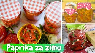 Tri najpopularnija recepta paprika za zimu neodoljive salate u teglizimnica [upl. by Lorola]