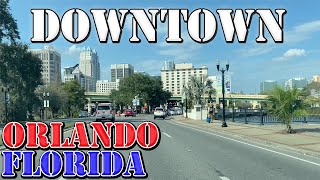 Orlando  Florida  4K Downtown Drive [upl. by Seuqramed]