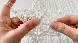 HEARTWARMING Crochet Snowflake Pattern Tutorial  Trend Crochet Patterns [upl. by Ettari]