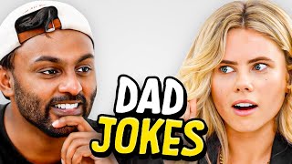 Dad Jokes  Dont laugh Challenge  Sath vs Peyton  Raise Your Spirits [upl. by Einhorn]