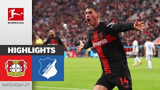 Another CRAZY Leverkusen Comeback  Leverkusen  Hoffenheim 21  Highlights  MD 27 – BL 2324 [upl. by Hugh]