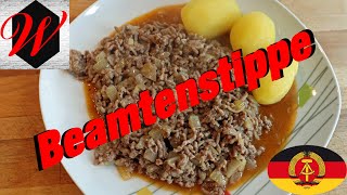 Beamtenstippe mit Salzkartoffeln einfach und schnell  4K Video [upl. by Cornell572]