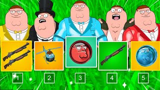 Die ZUFÄLLIGE PETER GRIFFIN BOSS SKIN Challenge in Fortnite 5 [upl. by Nilkoorb]