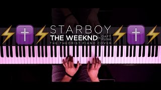 The Weeknd  Starboy ft Daft Punk  The Theorist Piano Cover [upl. by Touber353]