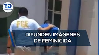 Primeras imágenes de feminicida de María Fernanda tras ser detenido [upl. by Alleul]