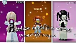 Roblox outfit ideas for under 100 robux Tiktok Compilations [upl. by Sonitnatsnoc]