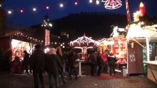 Christmas Market in Cochem in Moselle Valley in Germany  Christmas markets [upl. by Boyes]