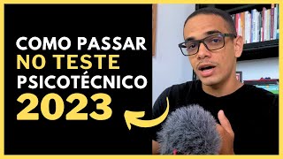 5 DICAS para a APROVAÇÃO no PSICOTÉCNICO da PM [upl. by Valdemar126]