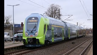 Die neuen TwindexxZüge für SchleswigHolstein BR 445 2017 [upl. by Iffar]