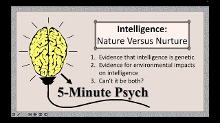 Intelligence Nature VS Nurture [upl. by Fording899]