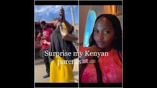 SURPRISE MY AFRICAN PARENTS AFTER COMING FROM ABROAD [upl. by Enellij]