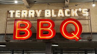 Terry Black’s BBQ in Lockhart Texas  Texas Travel 2022 [upl. by Ydnolem]