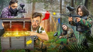 ვთამაშობთ ომობანას შინვუდის ტყეში  Paintball War [upl. by Elon170]