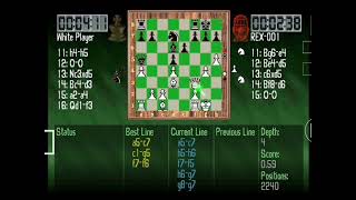 Chessmaster II USA  PS1 REX001 vs White Player [upl. by Aryamo]