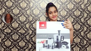 Havells  Convenio 500 food processor  Unpacking Video  MHP CREATIONS BY HEERA P GOPAL [upl. by Anilem279]