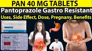 Pan 40 tablet uses in hindi Pantoprazole 40 mg Uses Benefits Dose Side Effects Pregnancy [upl. by Pasadis286]