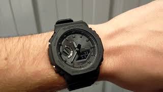 Unboxing GShock MetalCovered Stainless Steel “CasiOak” GM21001A [upl. by Asamot]