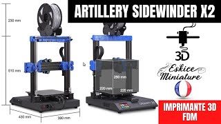 Artillery Sidewinder X2  Un bijou FDM [upl. by Anirtap]