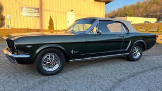 1965 Ford Mustang Convertible 289 4 speed Pony interior [upl. by Pendleton]