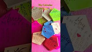 Diy Calendar 2024💫🎉💫 creative diy craft art newyear shorts viral [upl. by Prentice695]