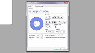 How To Insert Arced Text in Brother PTouch Editor [upl. by Kailey896]