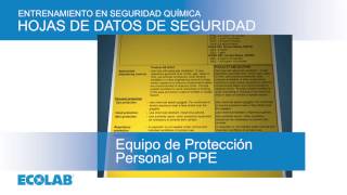 Ecolab Chemical Safety Training All Modules Spanish [upl. by Annid471]