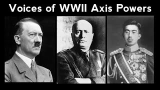 Sounds of War  Voices of 14 Axis Powers [upl. by Odella]