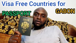 Visa Free Countries for Gabon Passport  CEMAC PASSPORT [upl. by Airdnua]