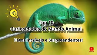 Top 10 Curiosidades do Mundo Animal Fatos Incríveis e Surpreendentes [upl. by Htebiram5]