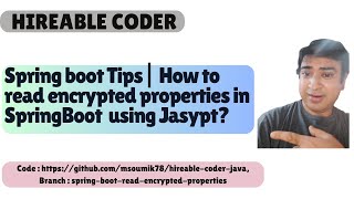 How to deal with encrypted properties in SpringBoot with jasypt plugin [upl. by Jewelle259]