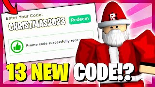 2023 NEW Promo Codes in ROBLOX 🎄 [upl. by Cita]