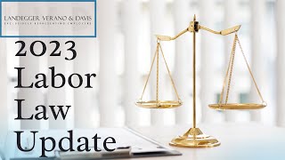 Labor Law Update 2023  Employment Law Update 2023  Employment Law Attorney [upl. by Nahbois873]