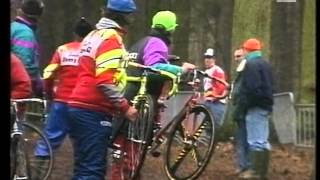 Paul Herygers over BK cyclocross 1993 [upl. by Patrice]