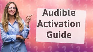 How to activate Audible on MP3 player [upl. by Akinehc]