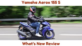 2024 Yamaha Aerox 155 Version S Review [upl. by Danby757]