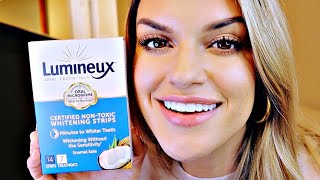 WATCH THIS BEFORE BUYING THE LUMINEUX TEETH WHITENING STRIPS [upl. by Ibrik58]