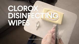 On the Go  Home  Clorox Disinfecting Wipes Flex Pack [upl. by Aetnahc]