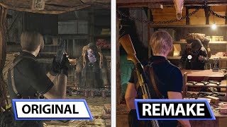 Resident Evil 4 Remake vs Original  Preview Gameplay  Graphics Comparison  Analista De Bits [upl. by Orling]