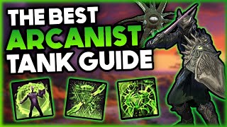 The Best Arcanist Tank Guide amp Build for PvE  Sets Skills CP etc  ESO  Necrom [upl. by Meghann260]