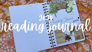 2024 reading journal set up  flip through 📚✨ [upl. by Evvy]