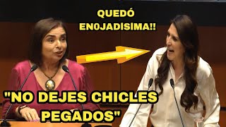 ENCONTRONAZO SENADORA DE MORENA APLASTA EN SEGUNDOS A KENIA LÓPEZ Y LE DICE QUE NO LLEVE CHICLES [upl. by Nomelc795]