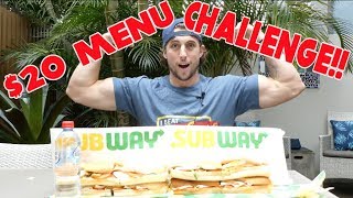 RANDY SANTEL 20 Subway Menu CHALLENGE  AUSTRALIAS HOTTEST PIZZA warning [upl. by Obrien]