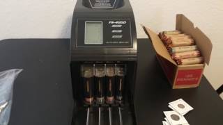 Coin sorting with Auto Coin Sorter FS4000 [upl. by Hoagland]