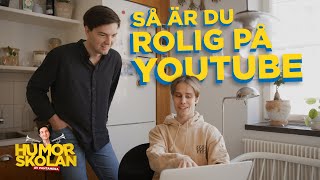 Humorskolan  Så gjorde Victor Beer för att bli Youtuber [upl. by Persis]