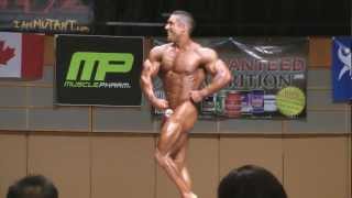 Greg Doucette Light heavyweight posing routine 2012 canadian bodybuilding nationals IFBB PRO [upl. by Eiruam]