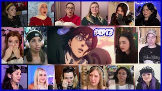 Attack on Titan Final Season 4 Part 3 Girls Reaction Mashup  Shingeki no Kyojin 進撃の巨人 [upl. by Ecnedac202]