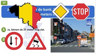 rijbewijs theorie examen belgie 2024  Verkeersborden [upl. by Gabrielle173]